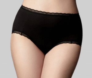 Classic Cotton Full Brief Front Black