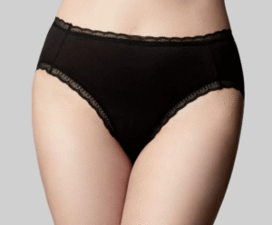 Classic Cotton Hi Cut Front Black