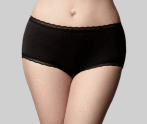 Cotton Boyshort Front Black