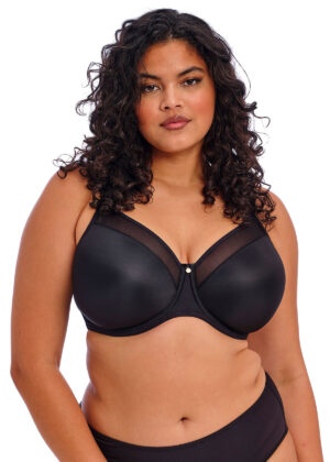 1200x1680 pdp widescreen EL4301 BLK primary Elomi Lingerie Smooth Black Underwired Moulded Bra